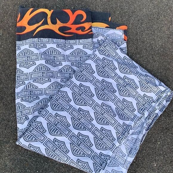 SOLD!! - ¡¡CURRENT OFFERS are NOT VALID!! VINTAGE Harley Davidson Twin Sheets - Picture 1 of 2